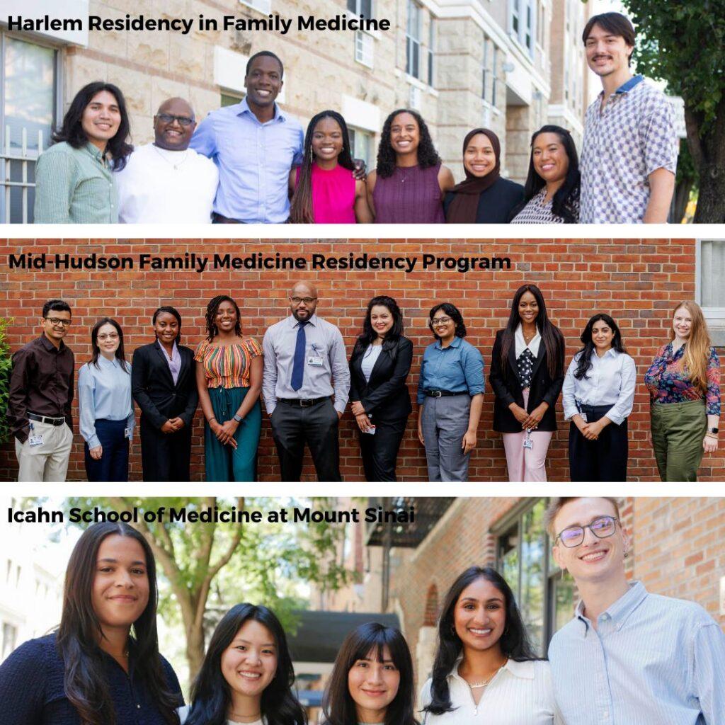 A graphic showing the class of 2029 in the Institute's family medicine residency program